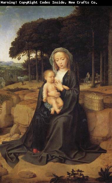 Gerard David Rest on the Flight into Egypt Australian oil painting art